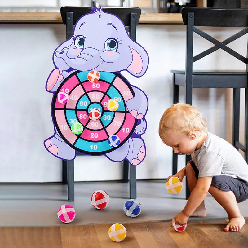 Sticky Ball Dart Board For Children