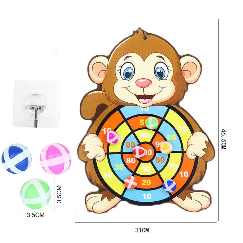 Sticky Ball Dart Board For Children