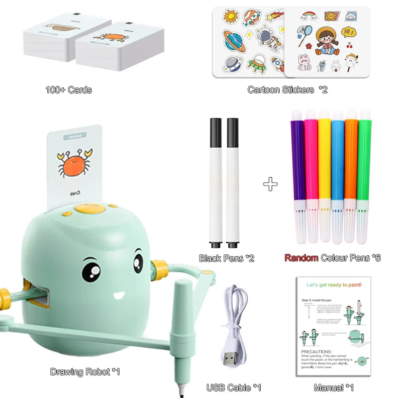 Drawing Robot Early Educational Toys Interactive Talking