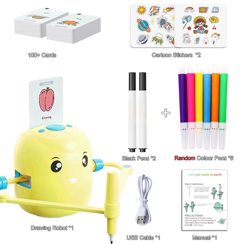 Drawing Robot Early Educational Toys Interactive Talking