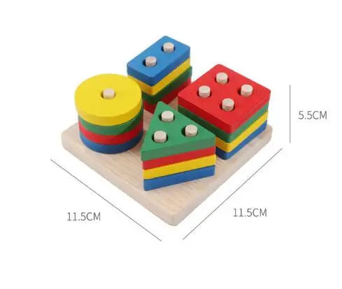 Wooden Montessori DIY Toy for Kids Early Learning Material