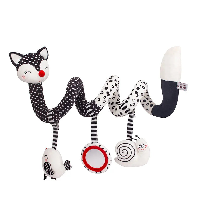 Black and White High Contrast Toys Soft Book for Baby